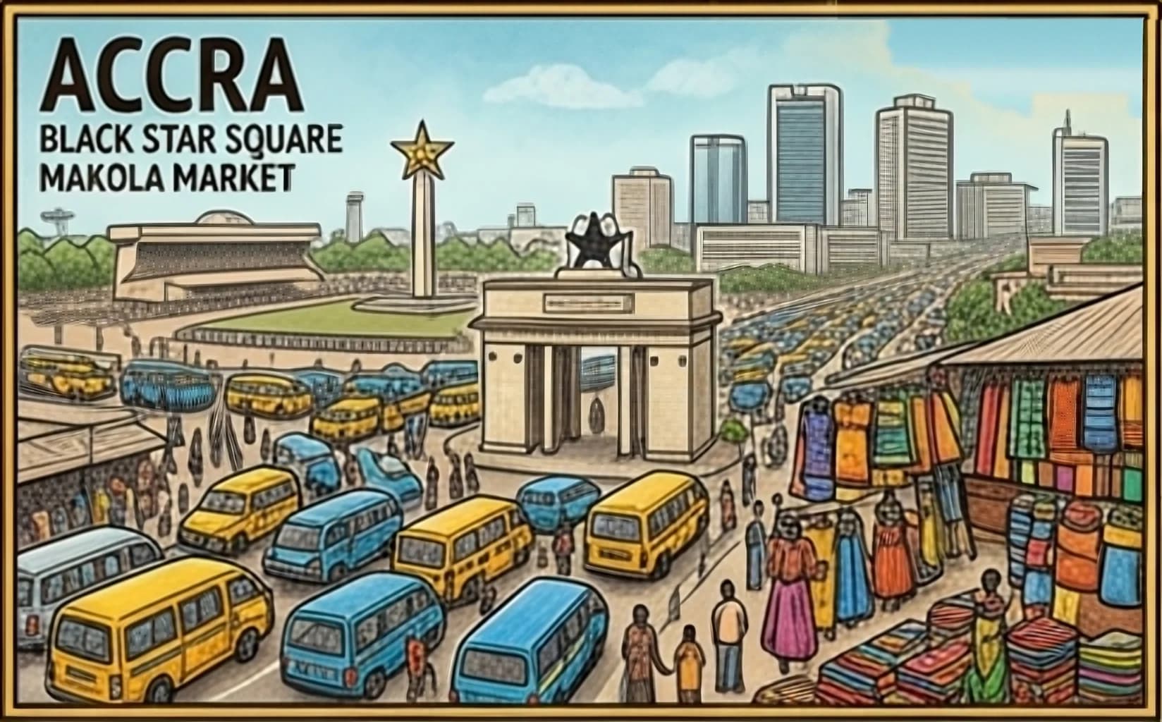 An illustration of Accra